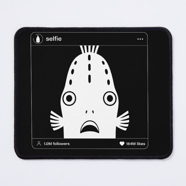 Item preview, Selfie — Deep Sea Fish Social Media Humor Tee designed and sold by medicalkinoko.