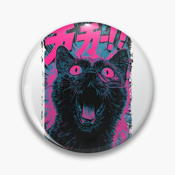 Item preview, Screaming manga cat designed and sold by Tiny-Love ⭐⭐⭐⭐⭐.