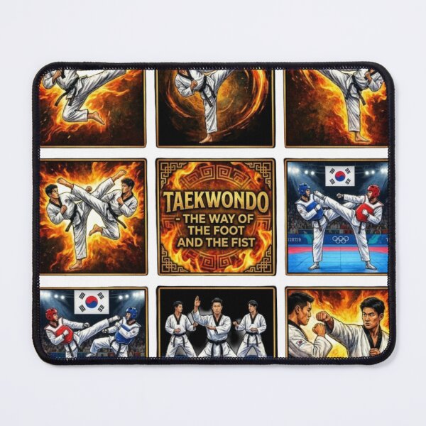 Item preview, Taekwondo Master Martial Arts Fire Pop Art Design designed and sold by redsharkuk.