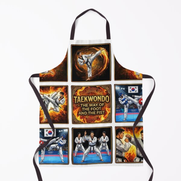 Item preview, Taekwondo Master Martial Arts Fire Pop Art Design designed and sold by redsharkuk.