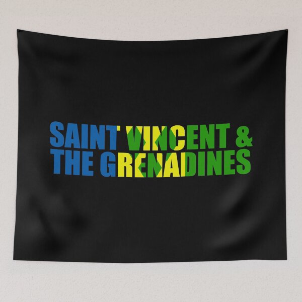 Item preview, Saint Vincent And The Grenadines Flag VC designed and sold by shitpostee.