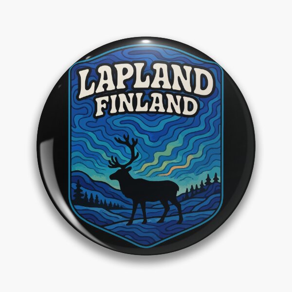 Item preview, Lapland Finland Reindeer Trippy Art Travel designed and sold by TomFrontierArt.