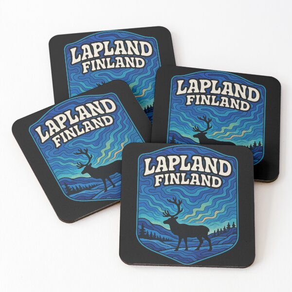 Item preview, Lapland Finland Reindeer Trippy Art Travel designed and sold by TomFrontierArt.