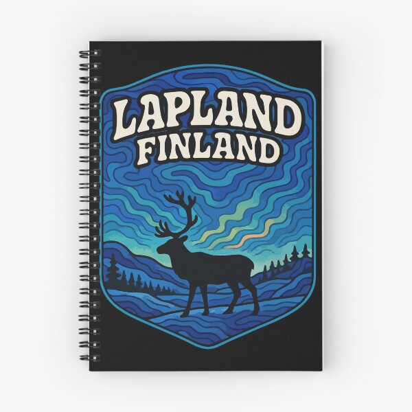 Item preview, Lapland Finland Reindeer Trippy Art Travel designed and sold by TomFrontierArt.