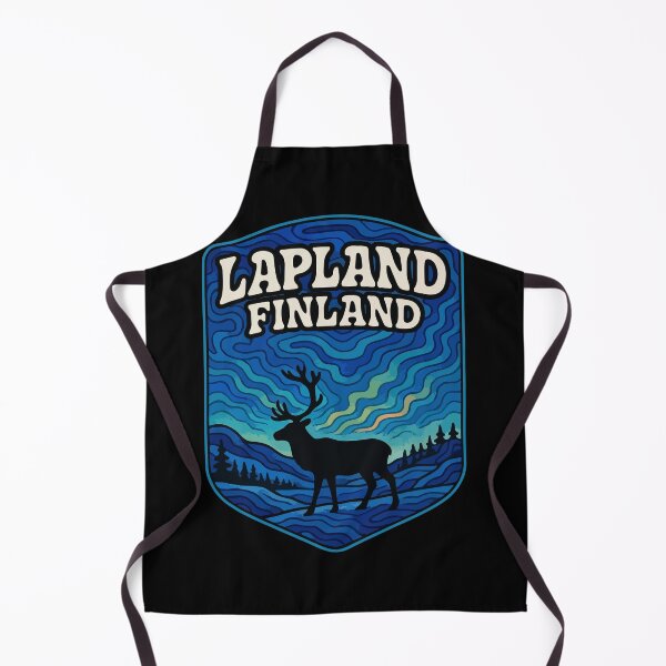 Item preview, Lapland Finland Reindeer Trippy Art Travel designed and sold by TomFrontierArt.
