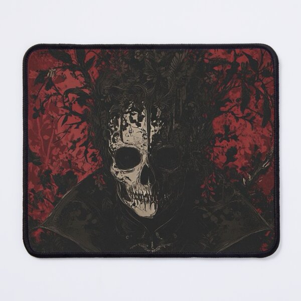 Item preview, Skull Portrait, Gothic Botanical Darkness designed and sold by Adronia.