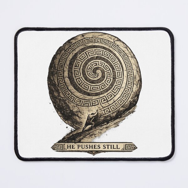 Item preview, Sisyphus — He Pushes Still | World Legends designed and sold by Qorvun.
