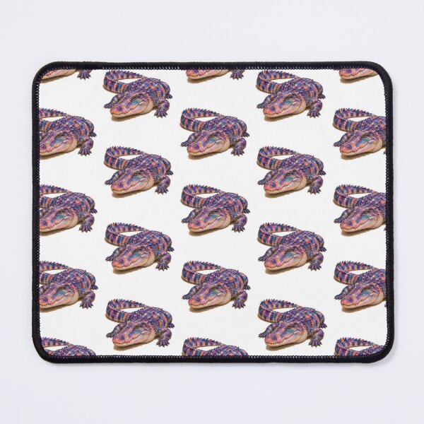 Item preview, Cute Colorful Crocodile – Modern Palette Knife Animal Painting designed and sold by SLGA-Designs.