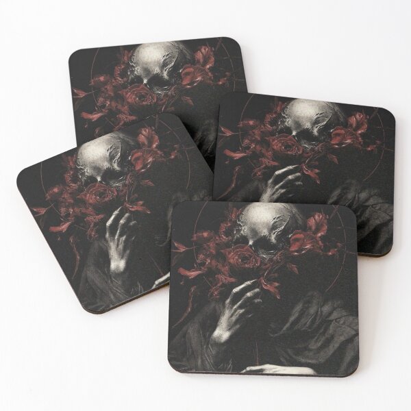 Item preview, Floral Skull, Gothic Rose designed and sold by Adronia.