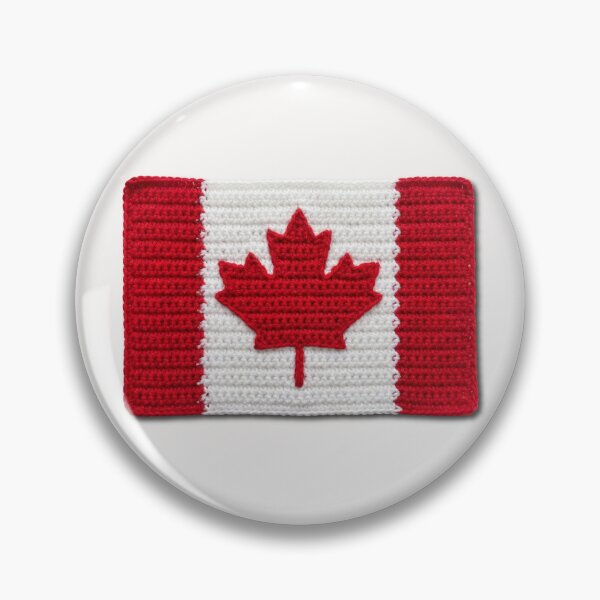 Item preview, Crochet Canadian Flag designed and sold by TackyTime.