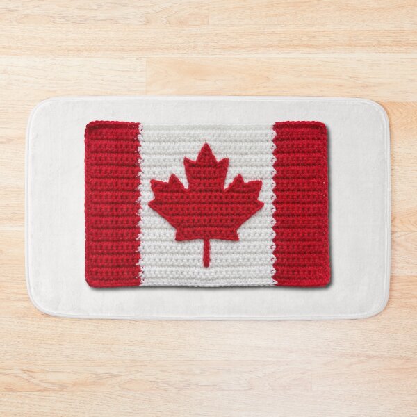 Item preview, Crochet Canadian Flag designed and sold by TackyTime.