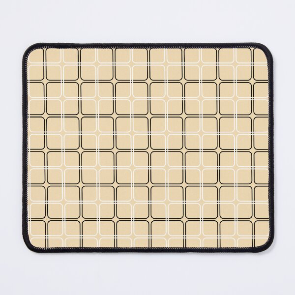 Item preview, Wheat, black & white geometric pattern designed and sold by Mint + Midnight.