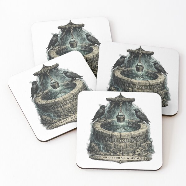 Item preview, Mimir's Well — One Eye for All Wisdom | World Legends Art Print designed and sold by Qorvun.