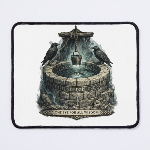 Item preview, Mimir's Well — One Eye for All Wisdom | World Legends Art Print designed and sold by Qorvun.