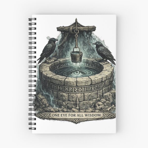 Item preview, Mimir's Well — One Eye for All Wisdom | World Legends Art Print designed and sold by Tinylegends.