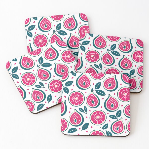 Item preview, Retro Vibrant Sliced Figs and Citrus Fruits Seamless Pattern Vector designed and sold by DiNata.