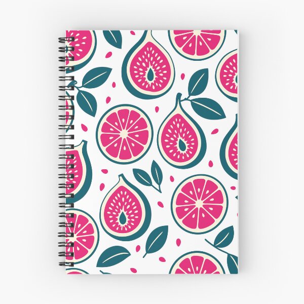 Item preview, Retro Vibrant Sliced Figs and Citrus Fruits Seamless Pattern Vector designed and sold by DiNata.