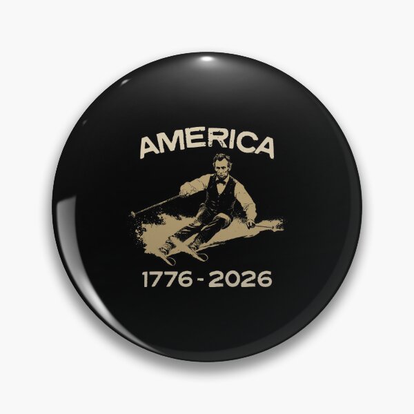 Item preview, America 1776 2026 Abraham Lincoln Skiing President Graphic designed and sold by Noctivyra.