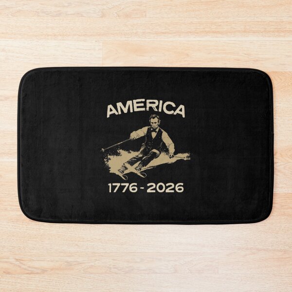 Item preview, America 1776 2026 Abraham Lincoln Skiing President Graphic designed and sold by Noctivyra.