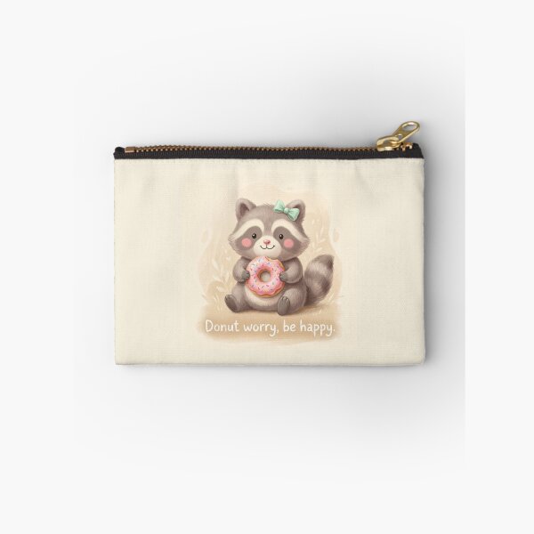 Item preview, Donut Worry Be Happy Raccoon Shirt | Cute Donut Raccoon Illustration designed and sold by DmaarGroup.