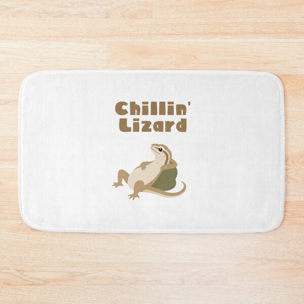 Item preview, Chillin Lizard — Kawaii Japanese Skink Reptile Humor Tee designed and sold by medicalkinoko.