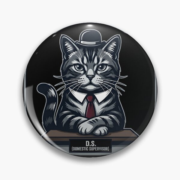 Item preview, American Shorthair Cat Domestic Supervisor Funny Boss Cat designed and sold by thoughtswear.