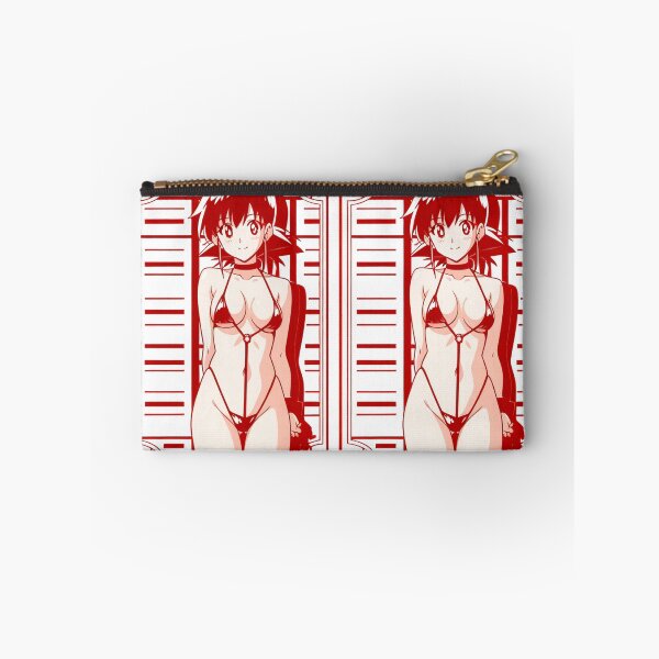 Item preview, Portrait - Red haired woman red swimwear designed and sold by AnimeShin.