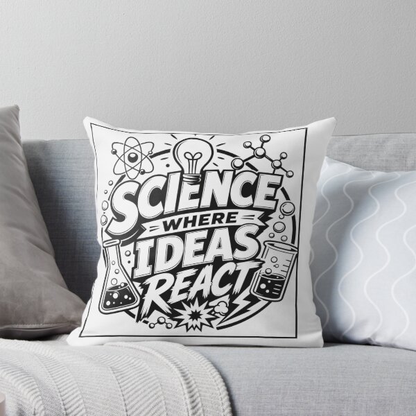Item preview, Science where ideas react  designed and sold by Lab Legend.