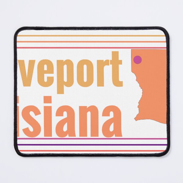 Item preview, Shreveport Louisiana City Marked On State Map designed and sold by TheIconSmith.