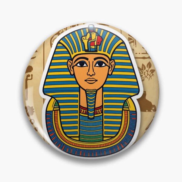Item preview, King Tutankhamun Egyptian Pharaoh Golden Mask designed and sold by UniqueVibesArt.