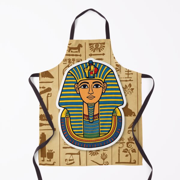 Item preview, King Tutankhamun Egyptian Pharaoh Golden Mask designed and sold by UniqueVibesArt.
