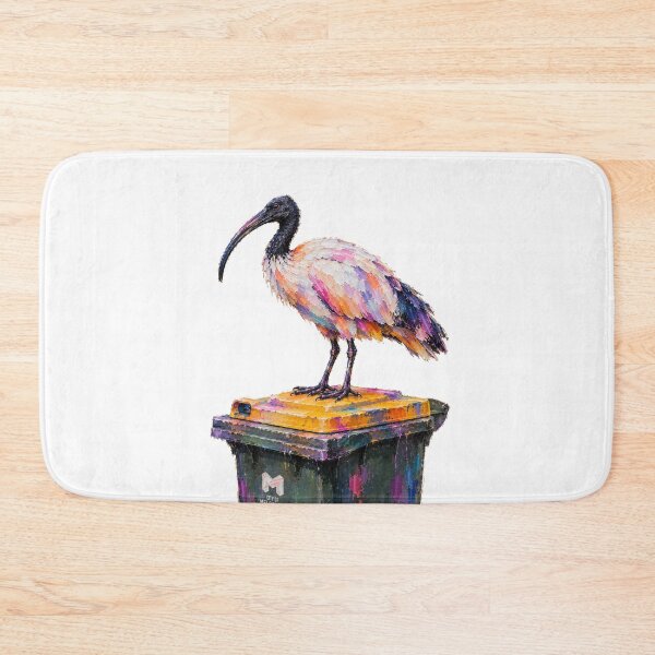 Item preview, Cute Colorful Bin Chicken – Modern Palette Knife Animal Painting designed and sold by SLGA-Designs.