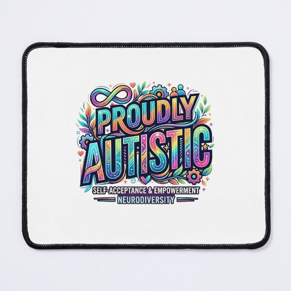 Item preview, Proudly Autistic Self-Acceptance designed and sold by NovaPrints Designs.
