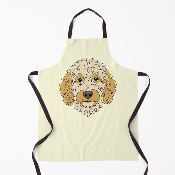Item preview, Minimalist Goldendoodle Line Art designed and sold by Imaginationbeyond.