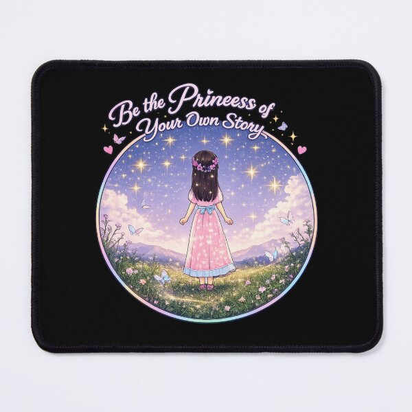 Item preview, Be the Princess of Your Own Story | Self Love Fairy Tale Girl Sticker designed and sold by Meiguilin.