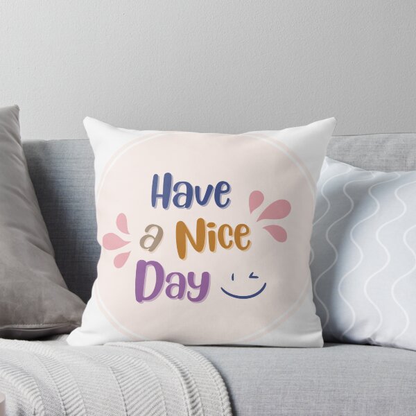 Item preview, Cute Have a Nice Day Pastel Positivity Sticker designed and sold by UniqueVibesArt.