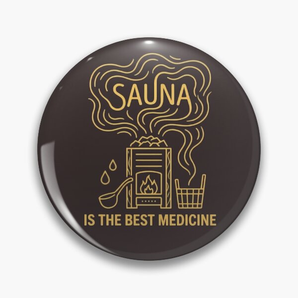 Item preview, Sauna Is the Best Medicine – Nordic Sauna & Wellness Design designed and sold by PatsiRose.