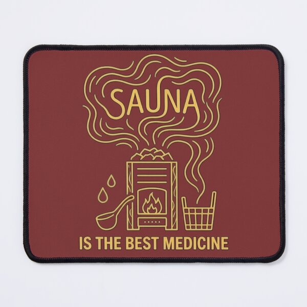 Item preview, Sauna Is the Best Medicine – Nordic Sauna & Wellness Design designed and sold by PatsiRose.