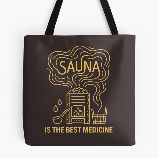 Item preview, Sauna Is the Best Medicine – Nordic Sauna & Wellness Design designed and sold by PatsiRose.