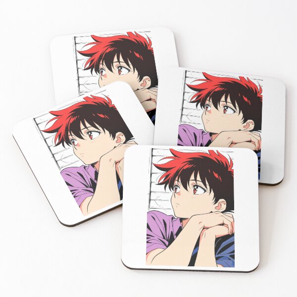 Item preview, Portrait - Redhead woman chin on hands dreamy designed and sold by AnimeShin.