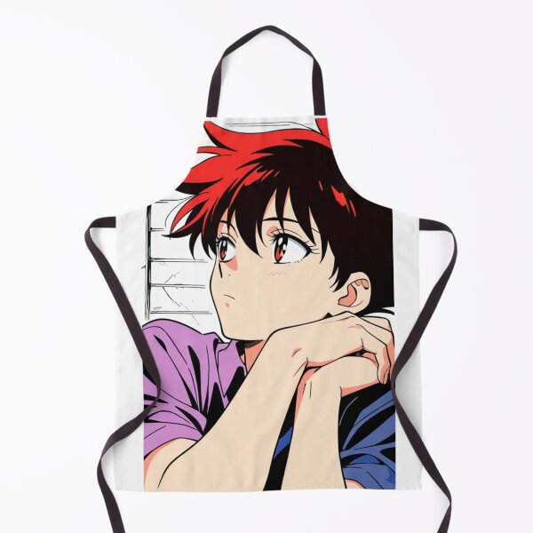 Item preview, Portrait - Redhead woman chin on hands dreamy designed and sold by AnimeShin.