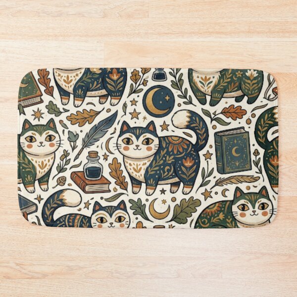 Item preview, Enchanted Cats Under the Moon designed and sold by Iampoji.
