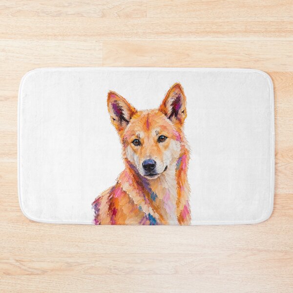 Item preview, Cute Colorful Dingo – Modern Palette Knife Animal Painting designed and sold by SLGA-Designs.