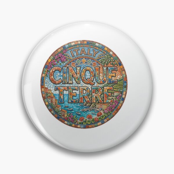 Item preview, Cinque Terre Italian Riviera Mosaic Sticker designed and sold by Imaginarium of Chaos falcon88 .