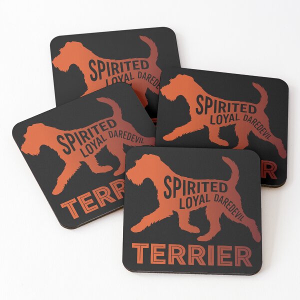 Item preview, Vintage Daredevil Irish Terrier Silhouette designed and sold by Imaginationbeyond.