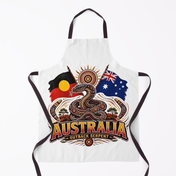 Item preview, Australia Cultural Journey – Aboriginal-Inspired Map Design designed and sold by Holiday-Hunter.