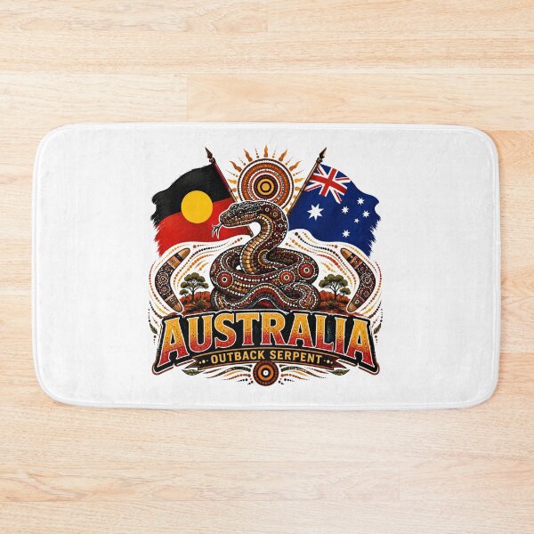 Item preview, Australia Cultural Journey – Aboriginal-Inspired Map Design designed and sold by Holiday-Hunter.