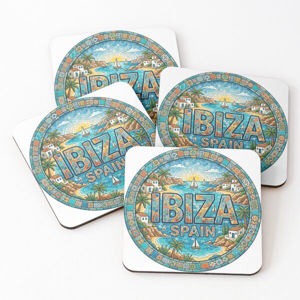 Item preview, Ibiza Mediterranean Summer Mosaic Sticker designed and sold by Imaginarium of Chaos falcon88 .