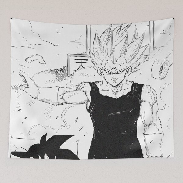 Item preview, Majin Vegeta- Fight me Kakarot! designed and sold by markclarkii.