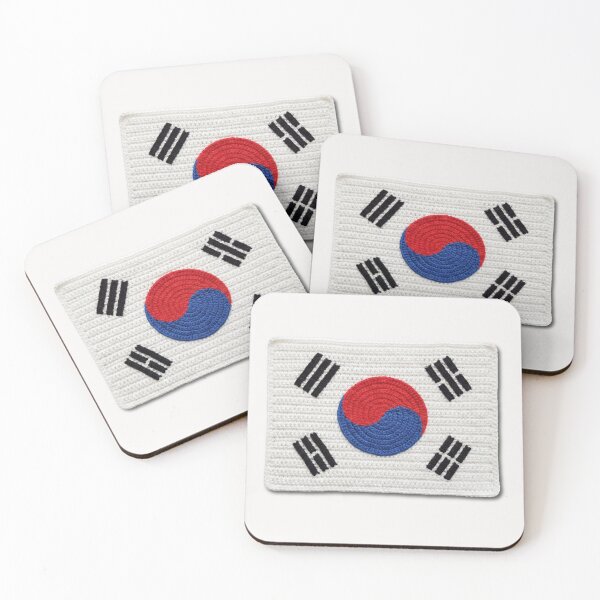 Item preview, Crochet South Korea Flag designed and sold by TackyTime.
